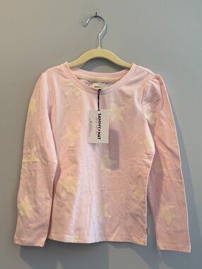 Sammy & Nat Ballet Pink Stars Shirt - Size 7 - New with Tags!